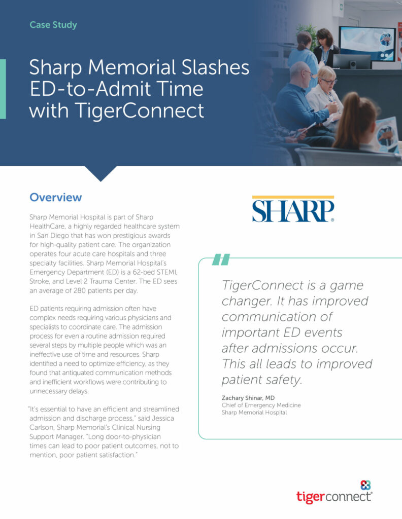 Sharp Memorial Hospital 1 Case Study: Sharp Memorial Hospitals